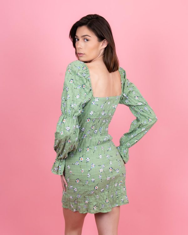 LILAC green dress - Image 2