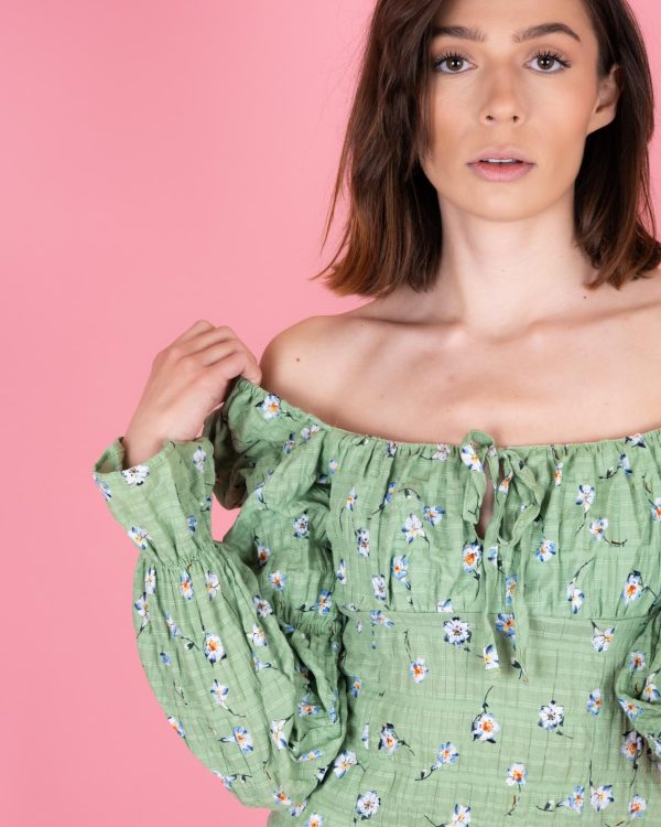 LILAC green dress - Image 3