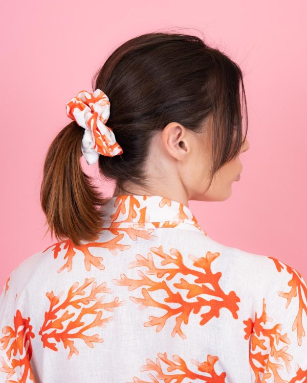 "Sei belissima" - corail scrunchie - Slika 2
