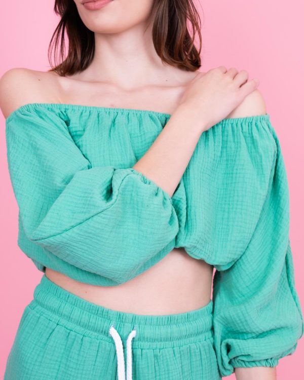 ARIA green top - Image 4
