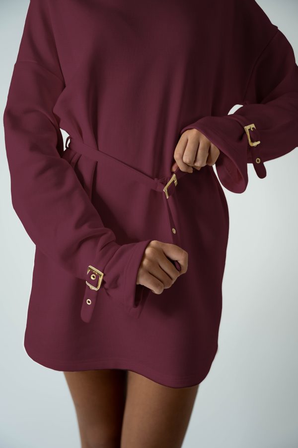 NOEMI dress burgundy