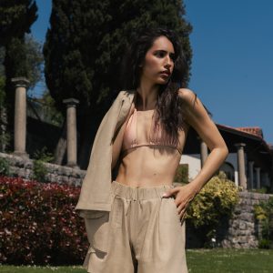 ISOLA beige hlačice