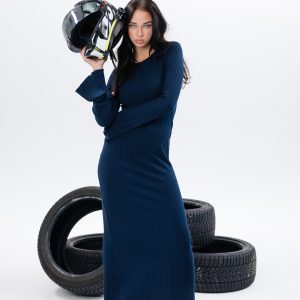 ANNA dress navy